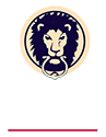Logo featuring a lion's head with a ring, above the text "Irish Christmas Card Testimonials" in bold red font